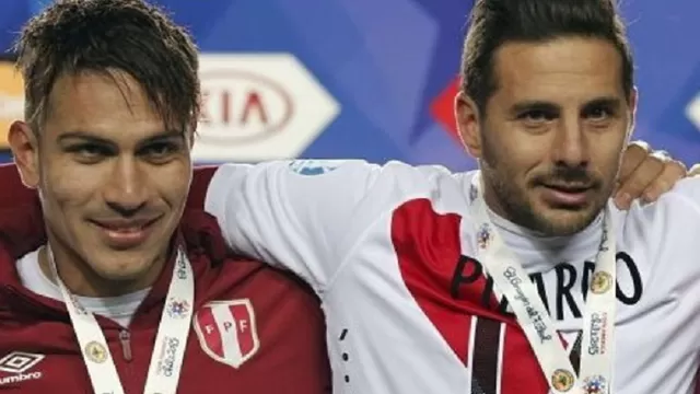 Paolo y Claudio en la Copa América de Chile. Instagram C.Pizarro