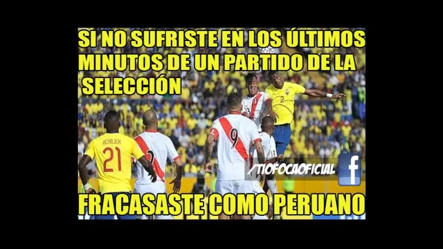 Perú ganó 2-1 a Ecuador en Quito y generó estos divertidos memes-foto-7