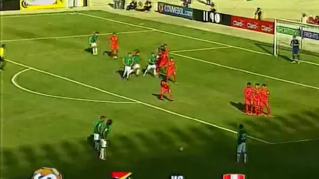 Fútbol en América analizó así error de Perú en primer gol de Bolivia