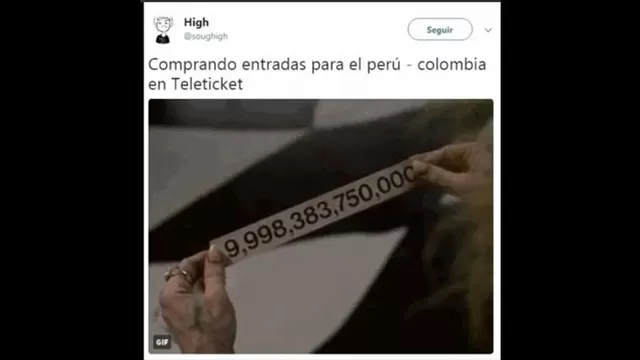 Perú vs. Colombia: divertidos memes generó venta de entradas online-foto-1
