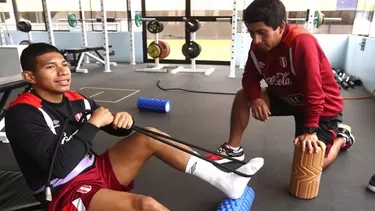 Edison Flores trabajó en La Videna este martes. Foto: Selección peruana Twitter