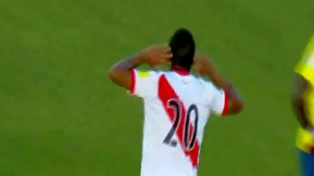 Perú vs. Ecuador: Edison Flores puso adelante a la &#39;Bicolor&#39; con este golazo
