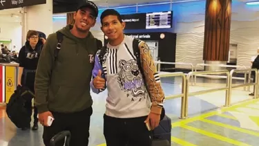 Sergio Peña y Edison Flores