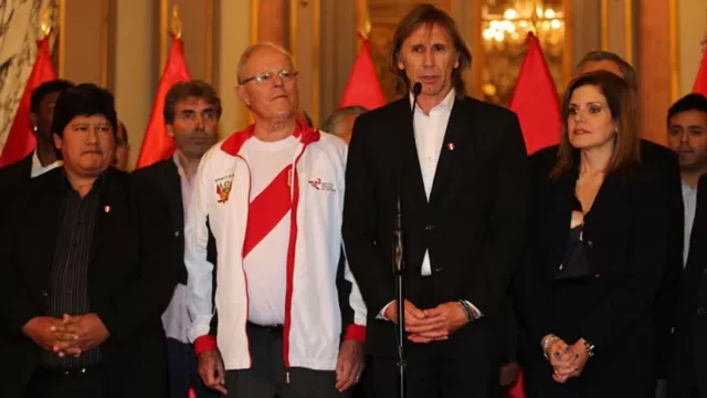 Homenaje a los seleccionados en Palacio. Foto: Palacio de Gobierno