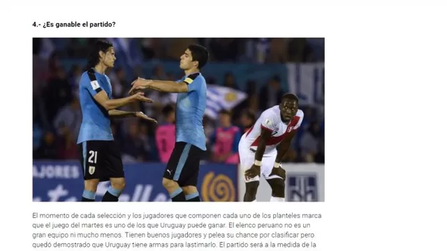Prensa uruguaya sobre la Selección Peruana: &quot;No es un gran equipo&quot;