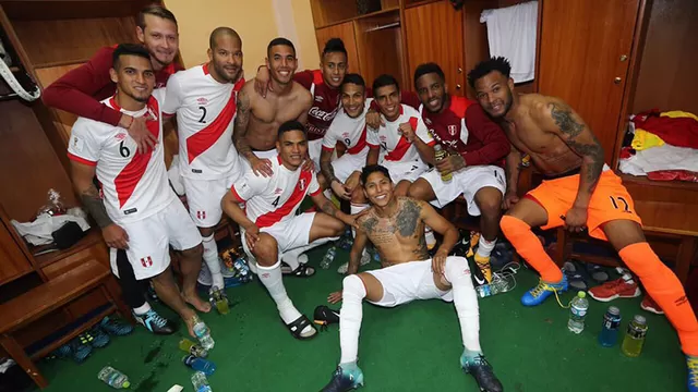 Selección peruana: así festejaron los jugadores en el camerino en Quito-foto-1