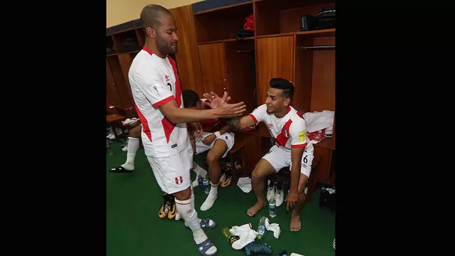 Selección peruana: así festejaron los jugadores en el camerino en Quito-foto-2