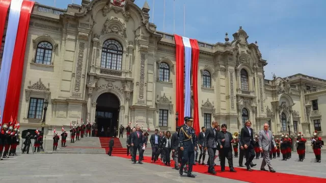 Selección peruana dejó Palacio de Gobierno al ritmo de &quot;Moscú, Moscú&quot;