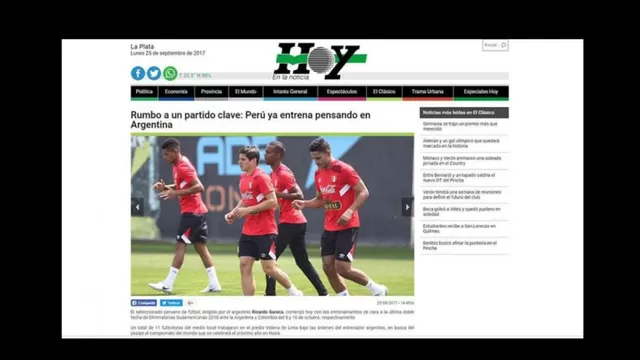 Selección peruana entrenó y la prensa argentina dijo que ya &quot;sacó ventaja&quot;-foto-2