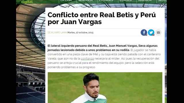 Vargas no fue convocado ante Colombia ni ante Chile.-foto-2