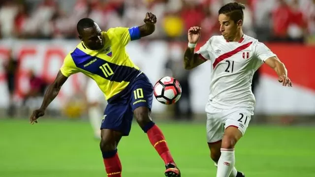 Ayoví estuvo ante Perú en la última Copa América Centenario. (AFP)