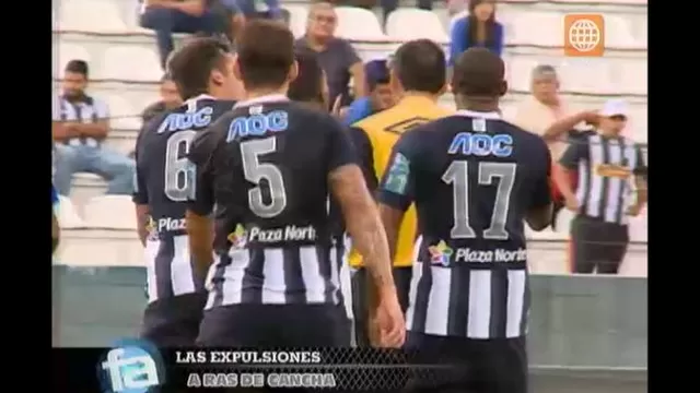 Alianza Lima vs. Real Garcilaso: las expulsiones a ras de campo