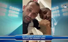 Alianza Lima vs. Sporting Cristal: Así celebraron los íntimos tras el primer golpe en la final - Noticias de fiorentina