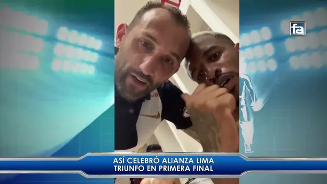 Alianza Lima vs. Sporting Cristal: Así celebraron los íntimos tras el primer golpe en la final