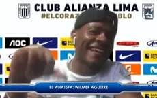 Alianza Lima: El Whatsfa de Vladimir Vicentelo a Wilmer Aguirre - Noticias de whatsfa