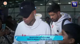 Así fue la llegada a Lima de los seleccionados tras ser eliminados de la Copa América / Video: Fútbol en América