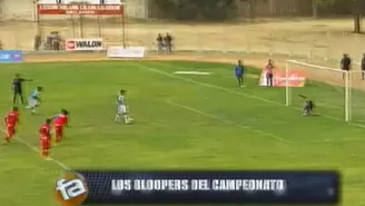 Bloopers: mira las terribles fallas que se dieron en el fútbol peruano