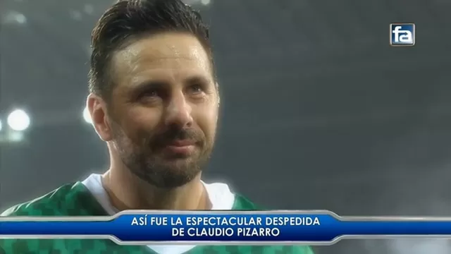 Claudio Pizarro: La despedida del &#39;Bombardero&#39; al estilo de Fútbol en América
