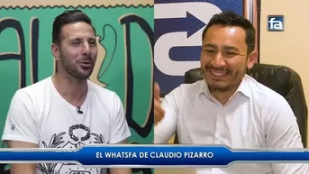 Claudio Pizarro y su divertido 'WhatsFA' con Vladimir Vicentelo