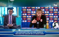 Erick Osores: "Ricardo Gareca se va en el momento adecuado y por la puerta grande" - Noticias de erick canales