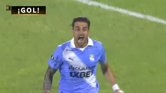 Felipe Vizeu definió de gran manera y colocó el 1-0 de Sporting Cristal vs Cerro Porteño por Copa Libertadores / ESPN