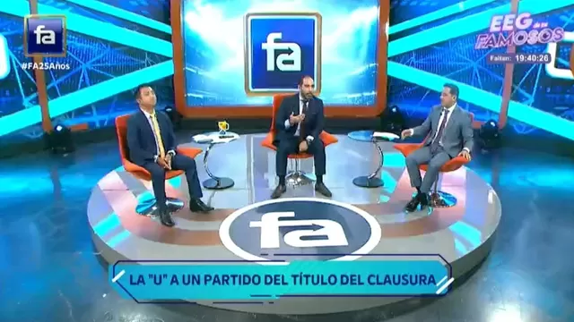 Jampool Cuadros, Richard De La Piedra y Óscar Del Portal analizaron la disputa por el título del Torneo Clausura. | Video: Fútbol en América