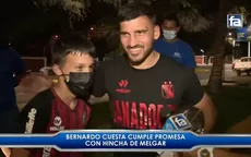 Melgar: Bernardo Cuesta cumplió promesa a hincha del club arequipeño - Noticias de bernardo-silva