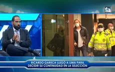 Richard De La Piedra: "Ricardo Gareca tiene intenciones de quedarse" - Noticias de richard-piedra