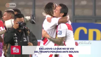 Selección peruana y la eufórica celebración tras ganar a Bolivia