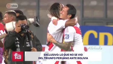 Perú vivió un conmovedor momento tras ganarle a Bolivia por Eliminatorias / Captura / FA