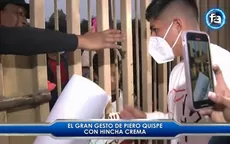 Universitario: Piero Quispe le regaló su camiseta a pequeño hincha crema - Noticias de julio-andrade