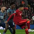 ¡Con 10 jugadores! Arsenal empató sin goles en Anfield ante Liverpool por la Carabao Cup