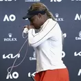 Abierto de Australia: Serena Williams no pudo contener las lágrimas y abandonó la rueda de prensa