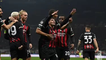 Brahim Díaz fue el autor del solitario tanto de los &#39;Rossoneri&#39; en San Siro. | Foto: AC Milan.