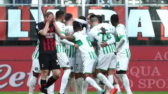 AC Milan fue goleado 5-2  por el Sassuolo en su estadio en duelo por la Serie A