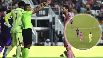 La acción de Gallese que enojó a Messi en el derbi de Florida