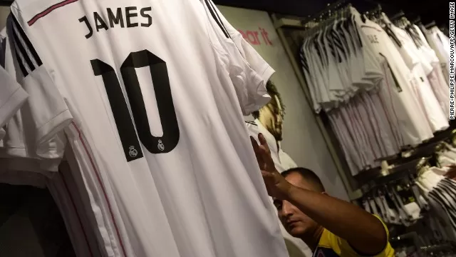 Adidas desmintió récord en ventas de la camiseta de James Rodríguez
