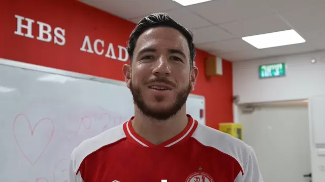 El delantero peruano pegó el salto al club campéon de la liga israelí, donde jugará la competencia europea. | X de @HBS_FC