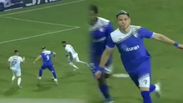 Adrián Ugarriza se lució con un doblete en el fútbol de Israel