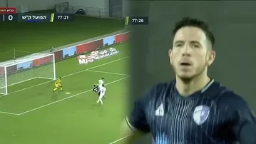 Adrián Ugarriza se lució con un tremendo golazo en Israel