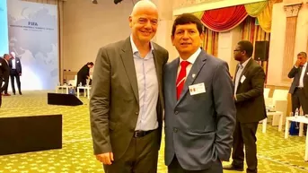 Agustín Lozano felicitó a Gianni Infantino por su reelección como presidente de la FIFA