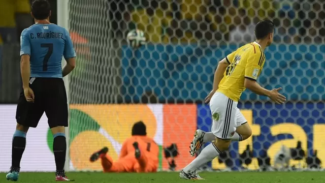 Al detalle: revive el primer golazo de James Rodríguez a Uruguay-foto-9