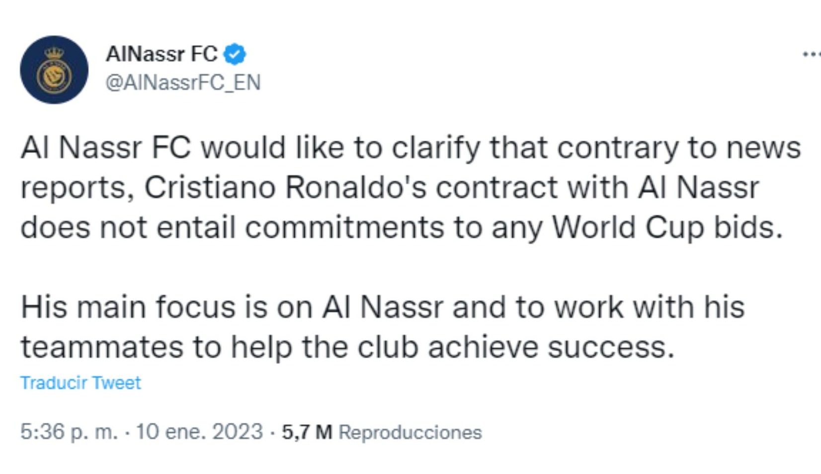 Publicaciones del Al-Nassr