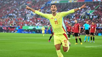 España venció 1-0 a Albania y avanzó a octavos de la Euro con puntaje perfecto