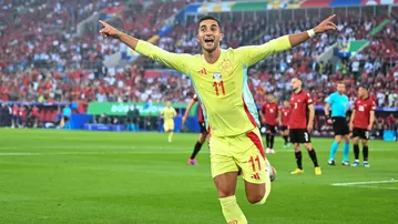 España venció 1-0 a Albania y avanzó a octavos de la Euro con puntaje perfecto