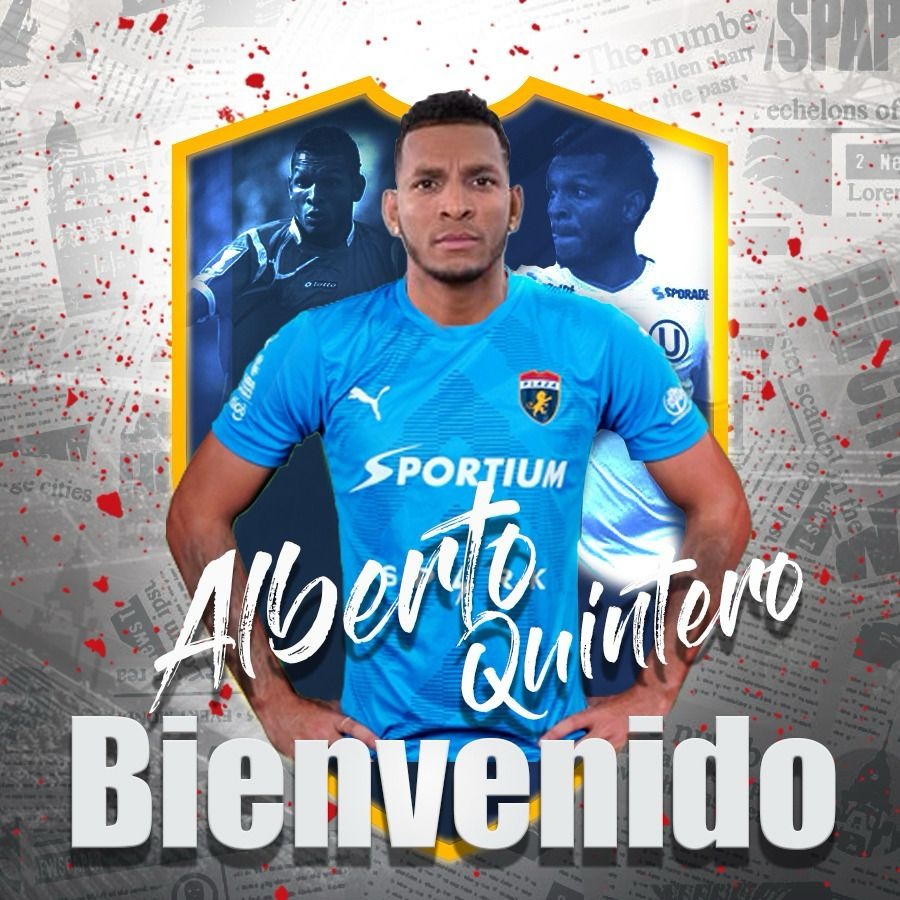 Alberto Quintero jugará en el Club Deportivo Plaza Amador. | Fuente: @cdplazaamador