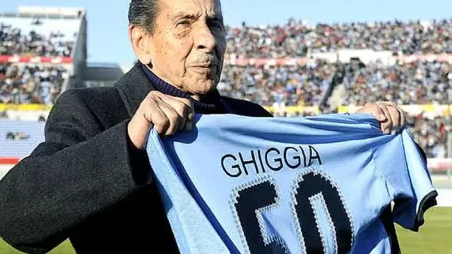 Alcides Ghiggia, el héroe charrúa. (AFP)