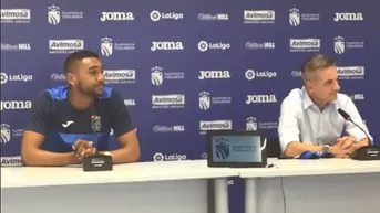 Aldair Fuentes agradeció a Alianza y a Bengoechea en su presentación en Fuenlabrada