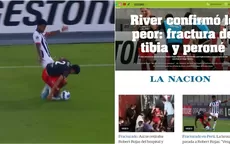 Aldair Rodríguez: Así reaccionó la prensa argentina tras la lesión de Robert Rojas - Noticias de robert-rojas