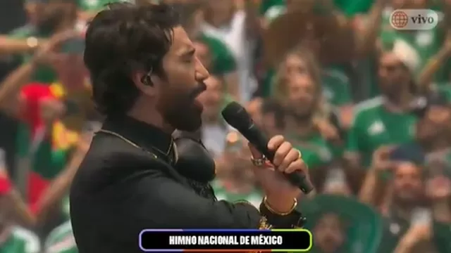 Así cantó Alejandro Fernández el Himno de México en el inicio del Mundial 2026. (Video: América TV)